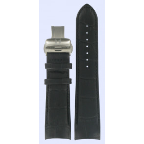Tissot horlogeband T035.439.A - T600028581 / T035.617.A Croco leder Zwart 23mm